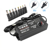 AC To DC Power Supply 3V 5V 6V 9V 12V 15V 18V 24V 3A 5A 72W 60W Power Supply Adapter Universal 220V To 12 V Adapter + 8 PIN DC