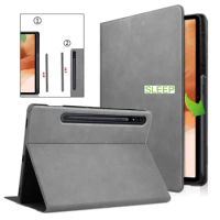 Tablet Cover Fundas for Samsung Galaxy Tab S7 FE S7FE 5G 12.4 T730 T736B 2021 Case Coque TPU Silicone Shell with Pencil Holder