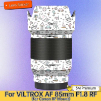 For VILTROX AF 85mm F1.8 RF for Canon RF Mount Lens Sticker Protective Skin Decal Film Anti-Scratch Protector Coat AF85 F/1.8