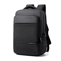 MOYYI Men Laptop Backpack Anti-theft Waterproof Zipper Backpack Business Outdoor Large Capacity Travel Bag Leisure Male Rucksack