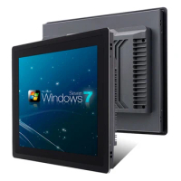 15"17"19" Capacitive Touch Industrial Computer Waterproof Screen AIO PC Core i3-3217U 4GB RAM 128GB SSD RS232 COM WIFI