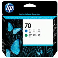 【下單享9%點數回饋】【請先詢問貨況】HP C9408A No.70 藍色與綠色 噴頭 印頭 列印頭 繪圖機 DesignJet Z3100/Z3200