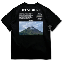 BAJU TSHIRT LELAKI Semeru Mountain Climber T-Shirt | Distro Outdoor Hiking Explore Malang Tshirt Mou