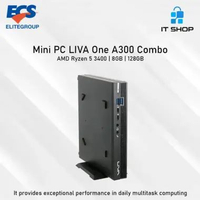 ECS Mini PC LIVA ONE A300 Combo AMD Ryzen 5 3400G / 8GB / 128GB