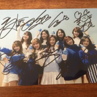 TWICE autographed signed photo 5*7 inches authentic freeshipping 062018