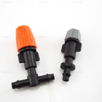 10x 4/7 hose 1/4\ Garden irrigation Hanging Fog Sprinkler Nozzle tee Misting mist water sprayer Kits