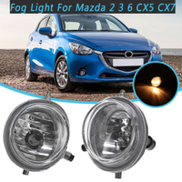 KuLeyp ไฟตัดหมอกกันชนหน้า พร้อมหลอดไฟ สําหรับ Mazda 3 Axela Mazda 2 5 6 Atenza CX-5