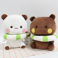 Búp bê ngủ Tư thế ngồi Đồ chơi nhồi bông Bubu và Dudu Thú nhồi bông Trang trí nhà cửa Gấu bông Panda