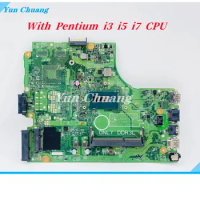 13269-1 For Dell Inspiron 3442 3542 3443 3543 5749 5748 Laptop Motherboard With Celeron i3 i5 i7 CPU UMA DDR3L Mainboard