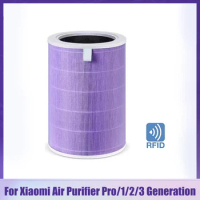 With Chip Air Filter For Xiaomi Air Purifier Pro/1/2/3 Generation Filter Anti Bacteria Formaldehyde Filter Screen Air Purifier