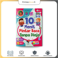Buku Anak 10 Menit Pintar Baca Tanpa Dieja - Belajar Membaca Metode Montessori  [PQS]
