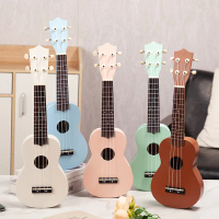 Ukulele, Playable Beginner Grade Instrument, Small Guitar, Colorful, Made of Carbon Fiber, 21 Inches