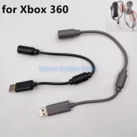 50PCS For XBOX 360 USB Breakaway Cable Adapter Cord Replacement For Xbox 360 Wired Game Controller Accessories