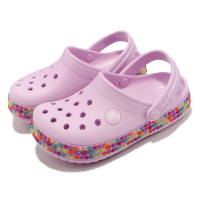 Crocs 童鞋 Crocband Gem Band Clog T 芭蕾粉 寶石卡洛班 洞洞鞋 布希鞋 幼童 2076076GD