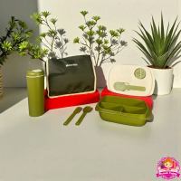Wadah Tempat Bekal Makanan Makan Nuventura Lunch Set Moorlife Murah