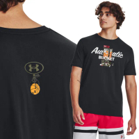 【UNDER ARMOUR】UA官方直營 男 籃球Graphic 短T-Shirt_1379565-001(黑色)