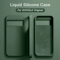 Luxury Original Liquid Silicone Phone Cases For Google Pixel 8 6 7 Pro 6A 7A Case For Google Pixel 8 7 Pro Shockproof Soft Cover