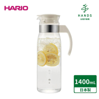 台隆手創館 HARIO日本製耐熱玻璃冷水壺1400ml/RPLN-14-OW(白色)