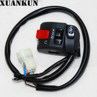 XUANKUN Moto CF650-6 Left Hand Switch Horn TR Right Ignition Switch Car Light 650NK For CFMOTO