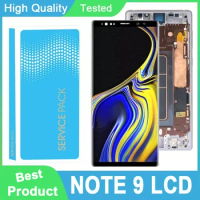 Tested 6.4''AMOLED Display For Samsung Note 9 Note9 N960F LCD With Frame Touch Screen Digitizer Repair Parts