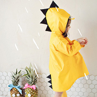 baby童衣 兒童立體小恐龍造型防風防潑水雨衣 88001