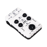 JOYO MOMIX PRO Audio Mixer Suitable Portable Sound Card for Recording &amp; Live Streaming for Microphone Guitar Keyboard