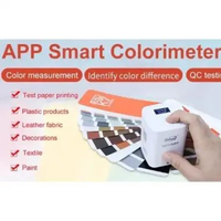 Linshang Colorimeter Sensor Warna D/8 Mobile App Colour Reader 8 mm LS171