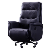 CX Electric Reclining Boss Business Chair Home High-End Office Cowhide Chair