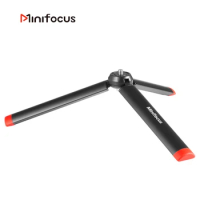 Metal Mini Table Tripod Stand Desk Tripod with 1/4'' Screw for Gopro Camera Video Vlog Grip Panel Ring Light Phone Gimbal