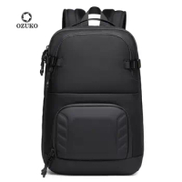 OZUKO Men Backpack Bag Waterproof Oxford Short Travel Messenger Bag USB Charging Casual Chest Bag Quality Male New