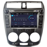 8" Android 10.0 OS Car DVD Multimedia GPS Radio System Player for Honda City 2008-2013 &amp; Ballade 2008-2013 &amp; City S 2008-2013