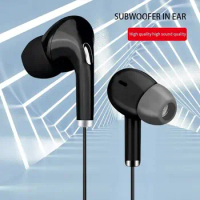 Wired Earphone 3.5mm In-Ear Control Sport Headset With Mic Wired Headphones For Mobile Phones Cheap and Fine