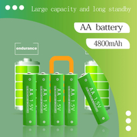 AA Battery 1.5 V aa rechargeable batteries 4800mAh Rechargeable battery aa NI-MH Alkaline battery Suitable for for watches, toys