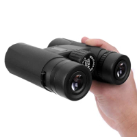 12x Portable Telescope High Powered Waterproof Binoculars with Tripod Phone Adapter Clip Adjustable for Bird Watching Hunting