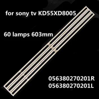 New 2 PCS led backlight strip for sony tv KD55XD8005 056380270201R 056380270201L 55L 55R
