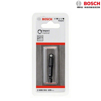 BOSCH 博世 六角轉2分套筒/ 轉接頭 六角柄(6.35MM)接桿轉1/4＂二分方頭 2608551109