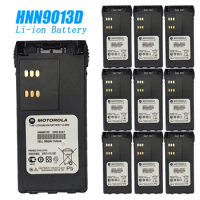 10pcs HNN9013D 2000mAh Li-ion Battery For Motorola Walkie Talkie HT750 HT1550 GP140 GP320 GP328 GP338 GP340 GP360 Pro5150 Radio