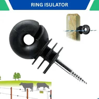 Ring Insulator Jalur Kawat Kabel Pagar Listrik Kejut Untuk Tiang Kayu