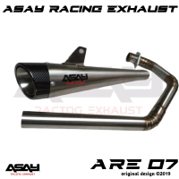 knalpot racing kawasaki w175 asay are07