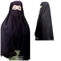 cadar wanita - fashion muslimah - cadar khusus warna hitam