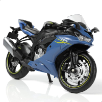 1:12 Motorcycle Model Toy for Kawasaki Ninja ZX-6R Metal Die-cast with Plastic Motorcycle Model No A