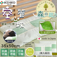 【IKEHIKO】日本製Hiba天然抗菌PE管藺草防臭枕-兩入組35X50(5122452)