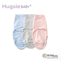 Hugsie BABY 靜音袋鼠包巾(麻灰/天藍/粉紅)★愛兒麗婦幼用品★