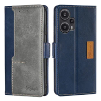 Fashion Leather Wallet Case for Xiaomi Poco C65 C51 C50 M6 F5 F2 M2 Pro M5S M4 X3 GT F1 X2 Magnetic Flip Phone Case Card Slots