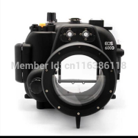 Mekon 40M 130ft Waterproof Underwater Camera Housing Case Bag for Canon 600D T3i Camera