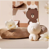 LINE FRIENDS  香薰擴香石3D公仔  (海洋) 石膏香薰|Brown
