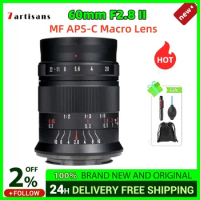 7artisans 7 artisans 60mm F2.8 II MF APS-C Macro Lens For Sony E Nikon Z Z50 Fuji XF Canon EF-M Canon RF R6 M4/3 Leica L mount