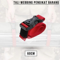 Tali Pengikat Barang Outdoor Tali Webbing Nylon 0,6-1,5 Meter Tali Strap Barang Camping Outdoor Hiki
