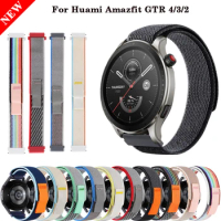 20/22mm Nylon Soft Straps For Xiaomi Huami Amazfit GTR GTS 4/3/2 2e Smart Watchband GTR 42 47mm/GTS2-4 Mini/Bip U Bracelet Wrist