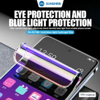SUNSHINE SS-057HB anti-blue light Hydraulic film for mobile phones screen protector For Cutting Machine for xiaomi IPhone HUAWEI